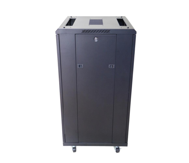Extralink Szafa rack 27U 600x600 czarna stojąca EX.14749 - 598517 - zdjęcie 4